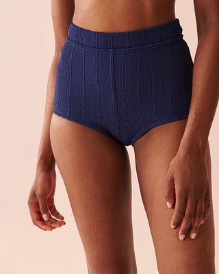 Bas de bikini garçonne texturé