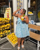 Sleeveless Floral Dress