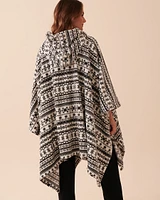 Soft Plush Hooded Cape