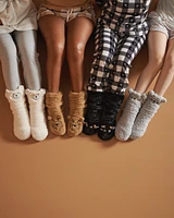 Teddy Bear Sherpa Socks