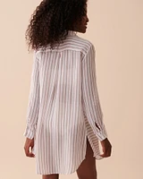Tunique longue boutonnée