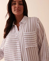 Tunique longue boutonnée