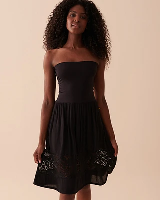 Long Skirt with Crochet Details