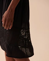 Long Skirt with Crochet Details
