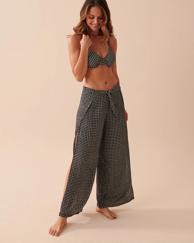 Wrap Around Crinkle Pants