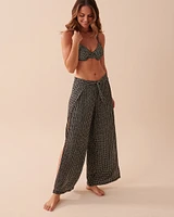 Wrap Around Crinkle Pants