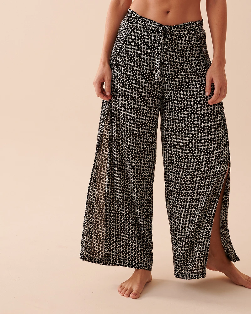Wrap Around Crinkle Pants