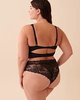 Unlined Lace Corset Bra