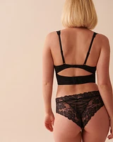 Unlined Lace Corset Bra