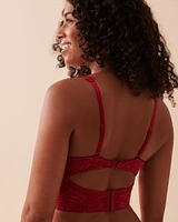 Soutien-gorge corset sans doublure en dentelle