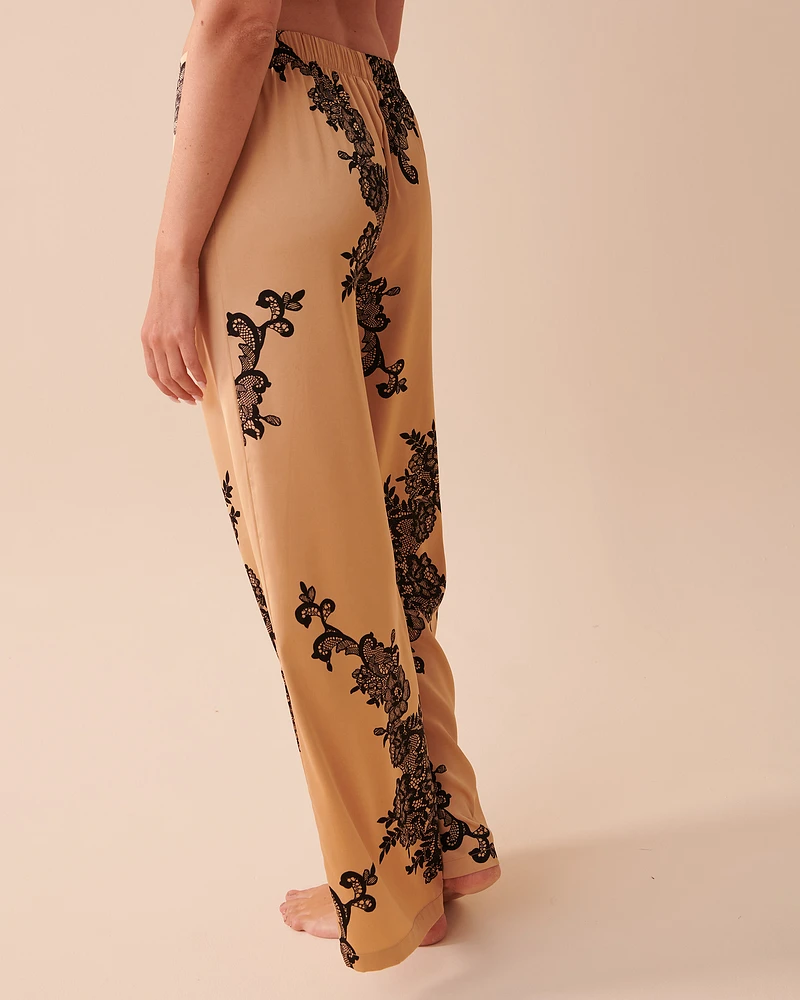 Satin Wide Leg Pants