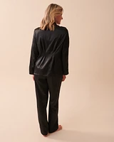 Ensemble pyjama en satin jacquard