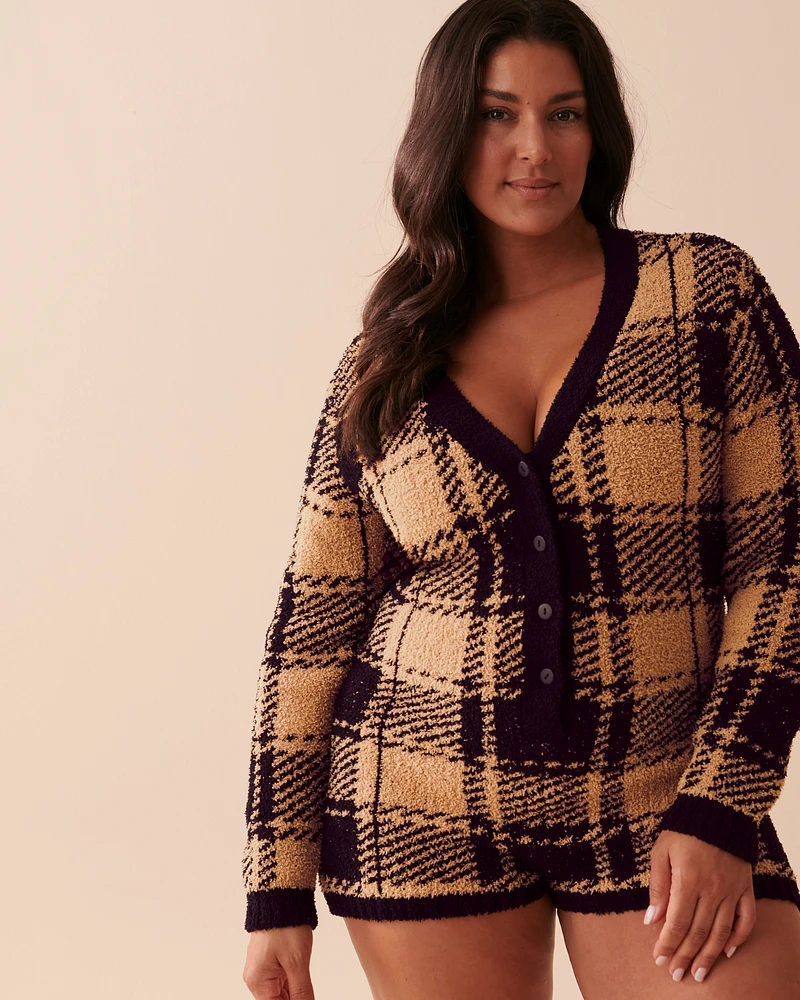 Chenille Long Sleeve Romper