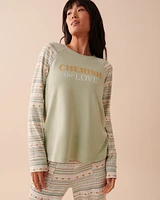 Recycled Fibers Fair Isle Crew Neck Shirt