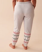 Recycled Fibers Fair Isle Fitted Pajama Pants