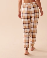 Recycled Fibers Fitted Pajama Pants