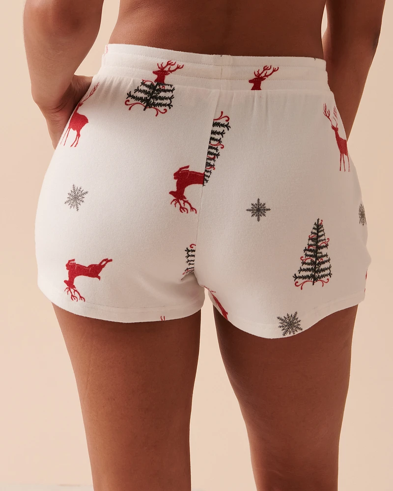 Short de pyjama en fibres recyclées
