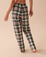 Ensemble pyjama en micropolaire à carreaux