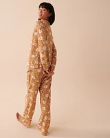 Winter Print Micropolar PJ Set