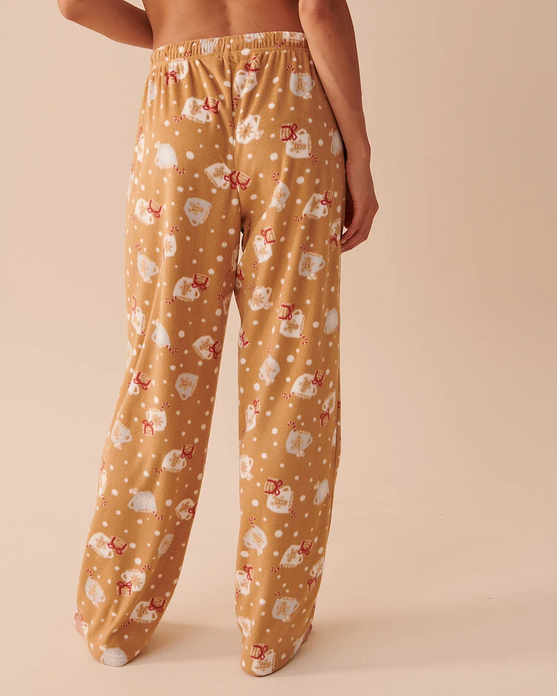 Winter Print Micropolar PJ Set