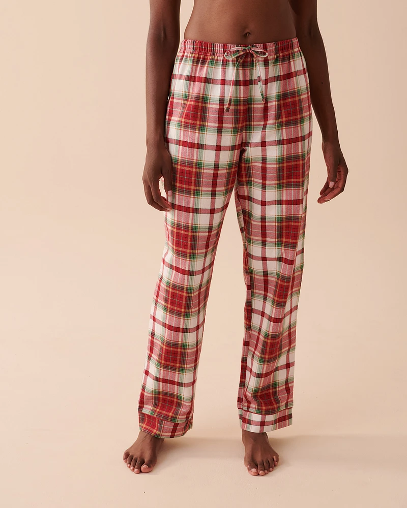 Ensemble pyjama en flanelle à carreaux