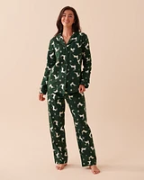 Animal Flannel PJ Set