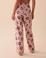 Winter Print Flannel PJ Set