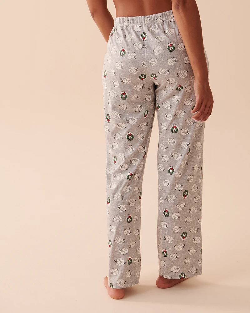 Ensemble pyjama en coton imprimé animal