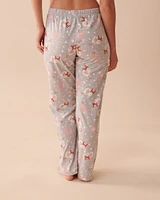 Ensemble pyjama en coton imprimé hivernal