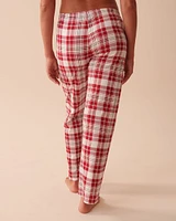 Ensemble pyjama en coton à carreaux