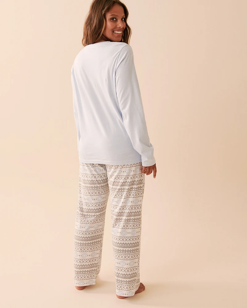 Fair Isle Cotton PJ Set