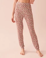 Ensemble pyjama manches longues à fleurs