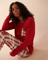 Plaid PJ Set