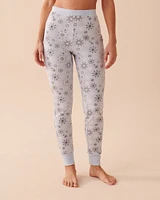 Ensemble pyjama en jersey gaufré à flocons