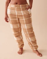Plaid Sherpa PJ Set