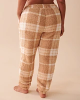 Plaid Sherpa PJ Set