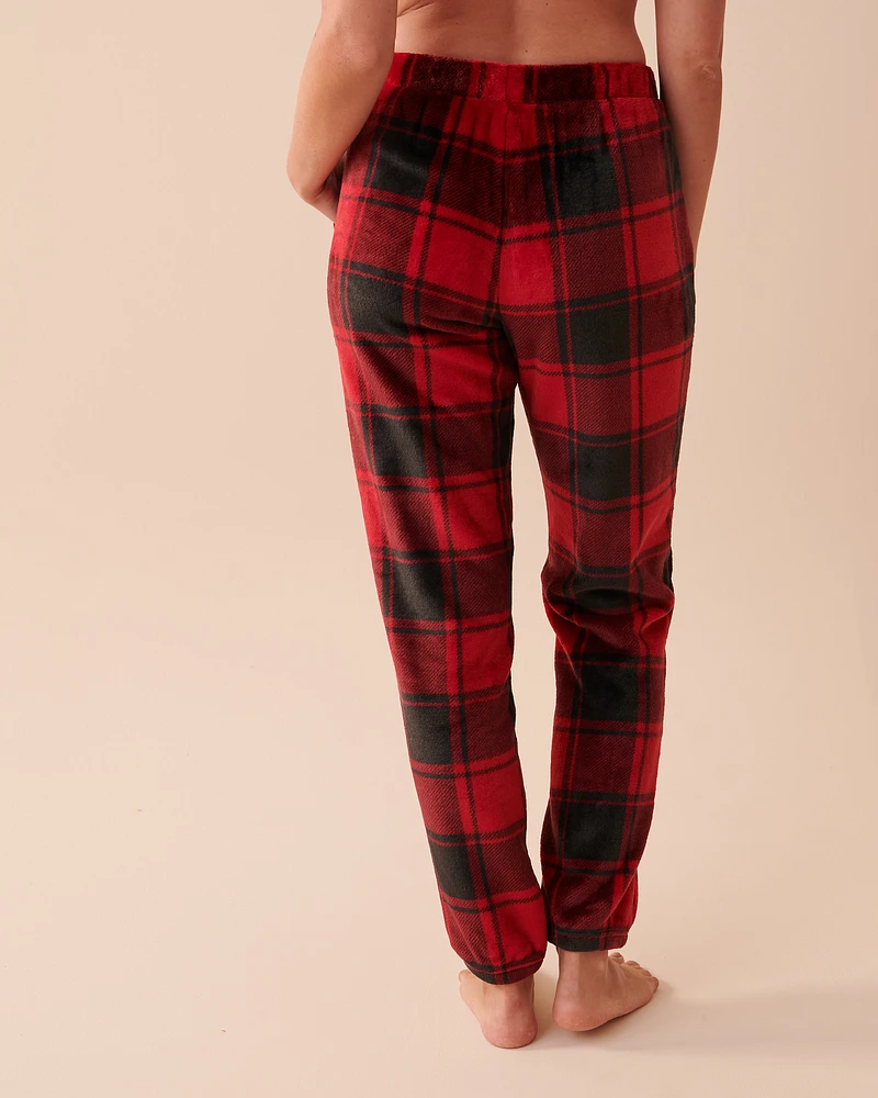 Buffalo Plaid Soft Plush PJ Set