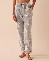 Snowflakes Soft Plush PJ Set