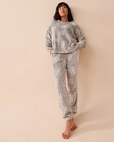 Snowflakes Soft Plush PJ Set