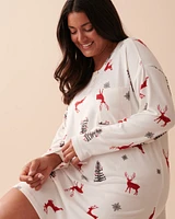Recycled Fibers Long Sleeve Sleepshirt