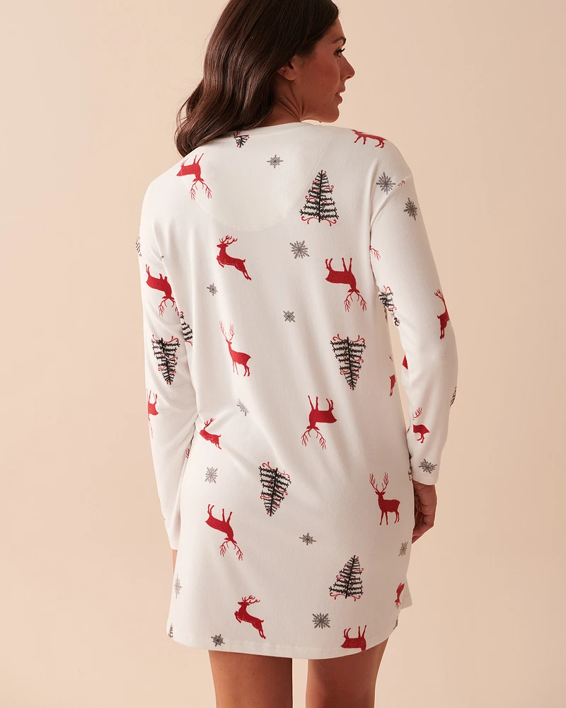 Recycled Fibers Long Sleeve Sleepshirt