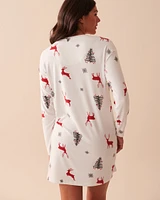 Recycled Fibers Long Sleeve Sleepshirt