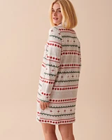 Recycled Fibers Fair Isle Long Sleeve Sleepshirt