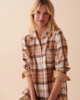 Plaid Button-down Sleepshirt