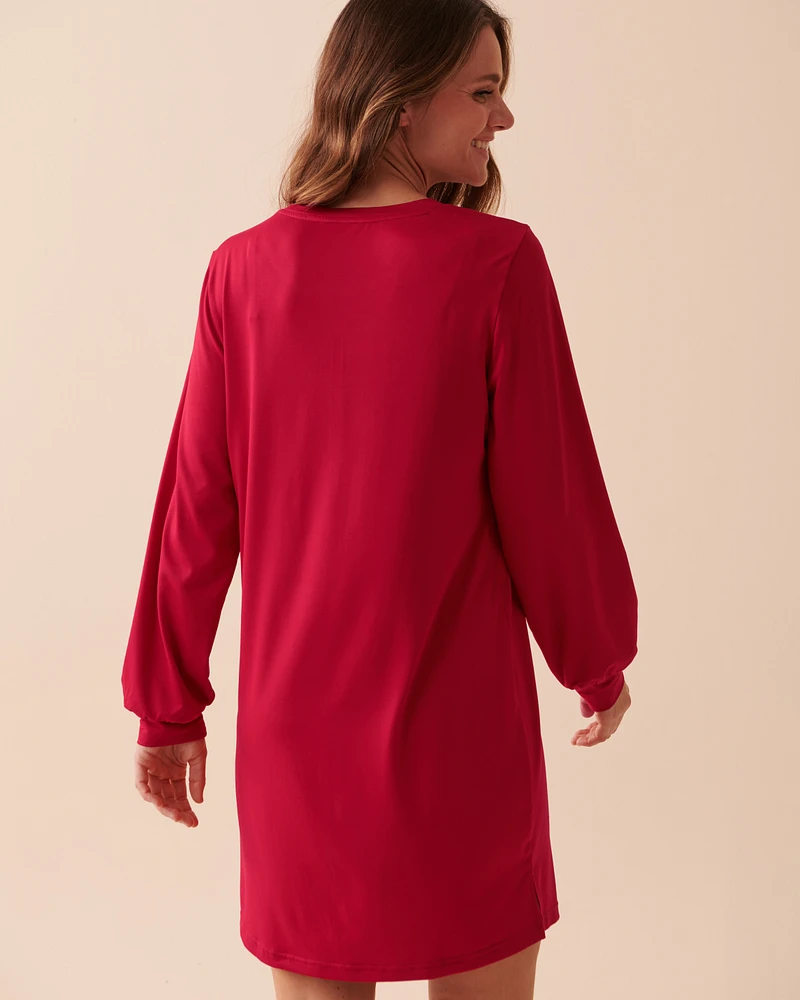 Chemise de nuit ultra douce à motif souris