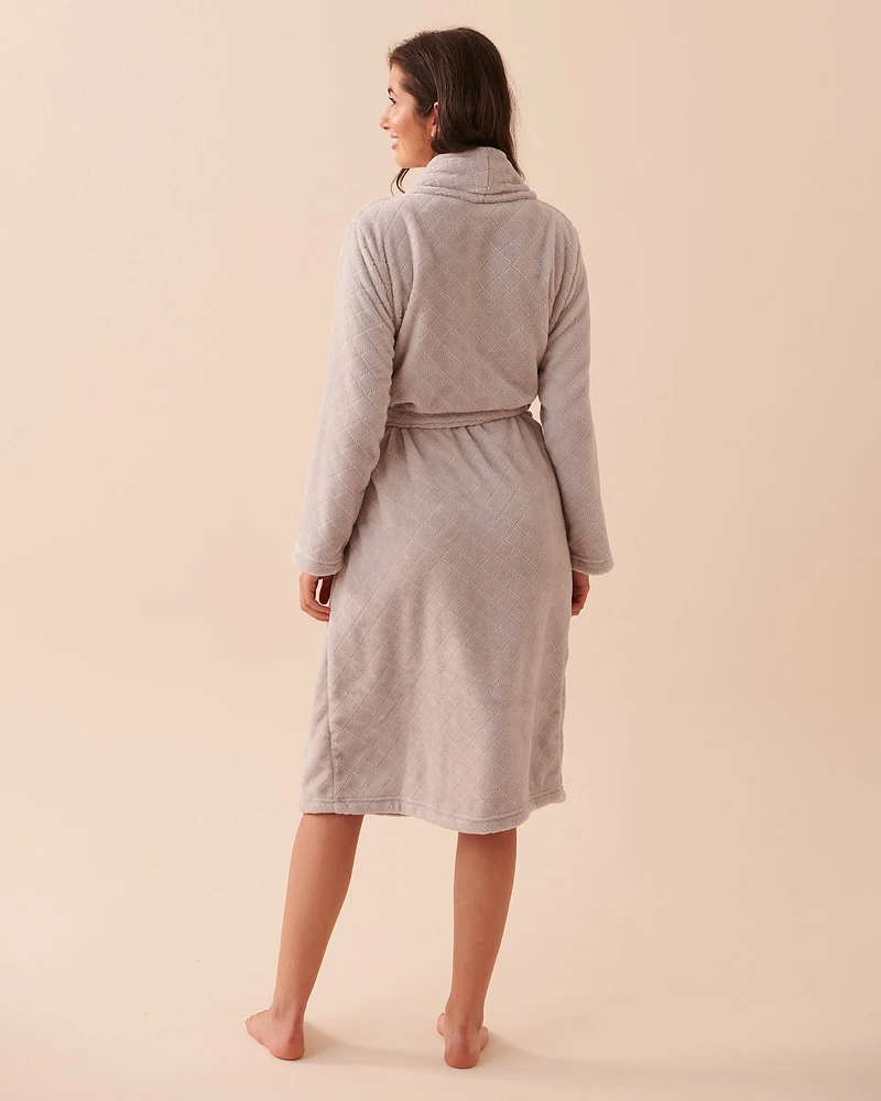 Robe de chambre en peluche douce