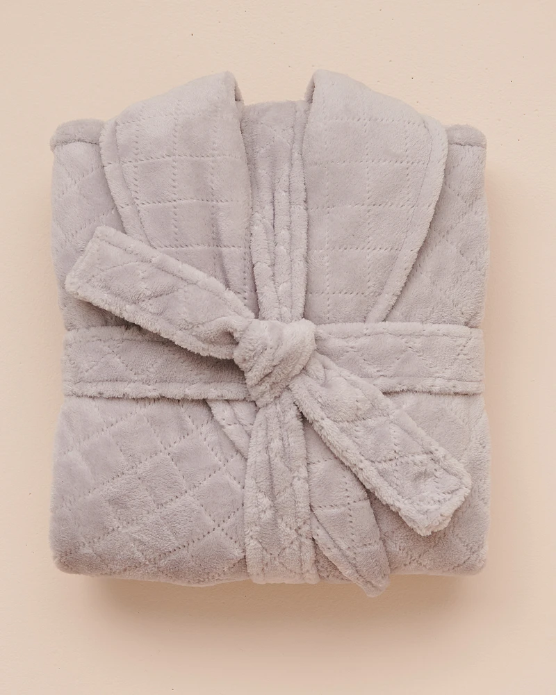 Robe de chambre en peluche douce