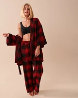 Buffalo Plaid Kimono