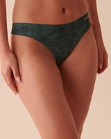 Culotte tanga microfibre