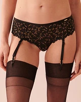 Culotte cheeky en dentelle chatoyante